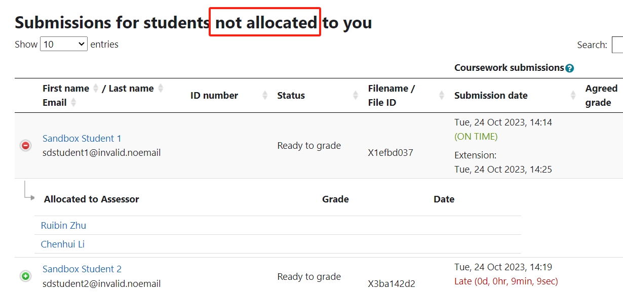 coursework submission policy kcl